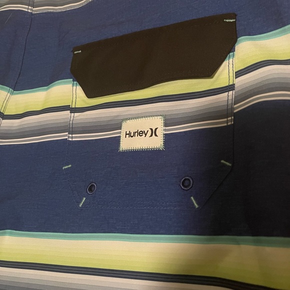 Hurley stripe BS board shorts stretch stripes - Picture 7 of 7